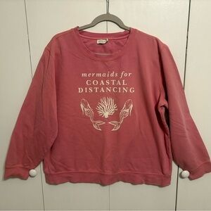 Spartina 449 "Mermaids for Coastal Distancing" crew neck sweatshirt